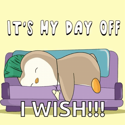 Enjoy Your Day Sign Surrounded By Colorful Hearts GIF