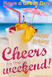 Enjoy Your Weekend Cheers GIF