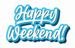 Enjoy Your Weekend Logo GIF