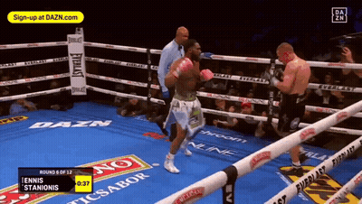 Ennis Stanionis Vs Everlast Boxing Match GIF