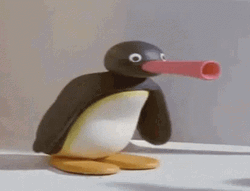 Entended Head Noot Noot Meme GIF