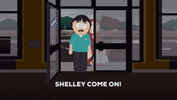Entering Door Randy Marsh South Park GIF