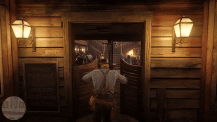 Entering Shop Rdr2 GIF