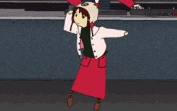 Entertaining Lain Dancing Meme GIF