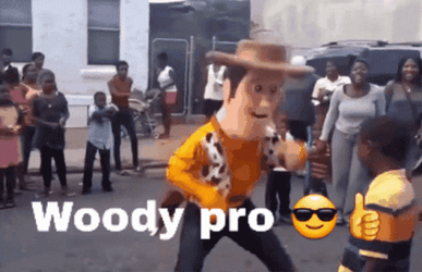 Entertaining Woody Dance Pro GIF