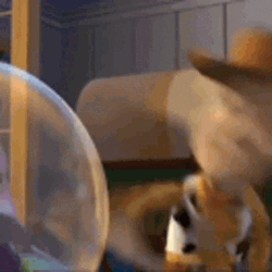 Entertaining Woody Laughing Hard GIF