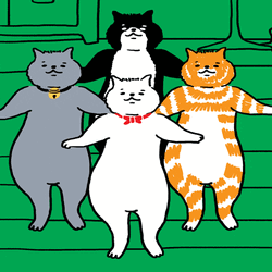 Entertainment Dance Cats Cartoon