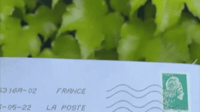 Envelope From France With Stamp GIF