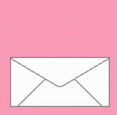 Envelope With Card Saying I Love You GIF