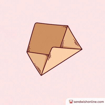 Envelope With Heart Moment You Opened It My Heart Was Captured GIF
