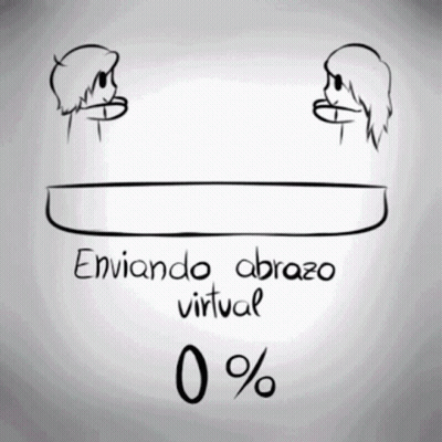 Enviando Abrazo Virtual Two People