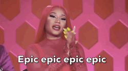 Epic Clap Nicki Minaj RuPaul's Drag Race GIF