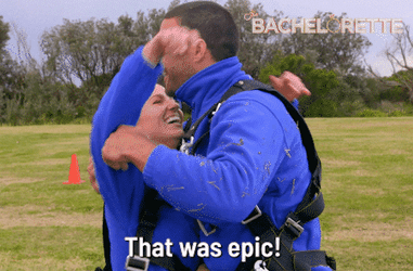 Epic Couple Hug The Bachelorette GIF