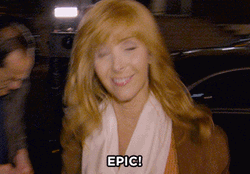 Epic Lisa Kudrow Happy Smile GIF
