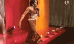 Epic Model Runway Fail GIF