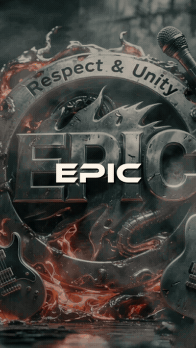 Epic Poster Saying Respect And Unity GIF