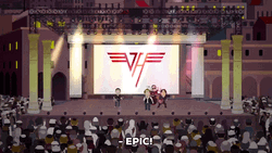 Epic Van Halen Concert South Park GIF