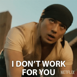 Epic Zoro I Don't Work For You GIF