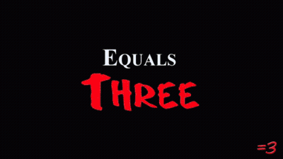 Equals Three Man Standing In Front Of Photo Wall GIF