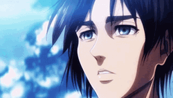 Eren Jaeger Anime Looking Somewhere  GIF