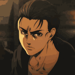 Eren Yeager Blowing Hair GIF