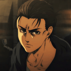 Eren Yeager Piercing Eyes Attack On Titan GIF