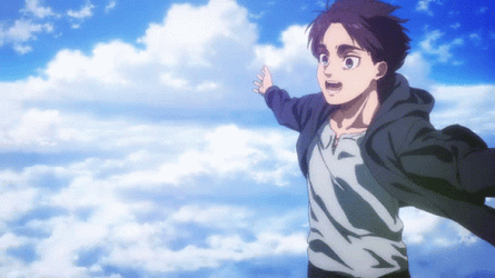 Eren Yeager Shocked Reaction GIF