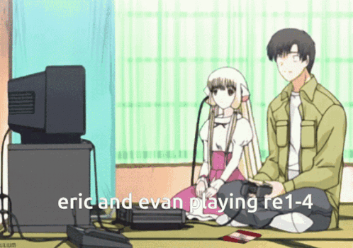 Eric And Evan Playing RE1-4 GIF