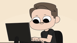 Eric Baudour Looking For Something  GIF