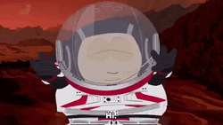 Eric Cartman Astronaut Mars