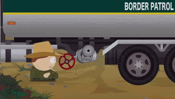 Eric Cartman Border Patrol Southpark GIF