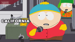 Eric Cartman California GIF