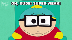 Eric Cartman Disappointed Super Weak GIF