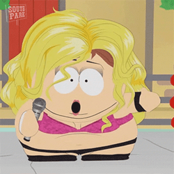 Eric Cartman Dressed Up Like Lady GIF