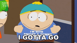 Eric Cartman Gotta Go GIF