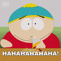 Eric Cartman Laugh Water Splash