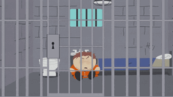 Eric Cartman Locked In Jail GIF