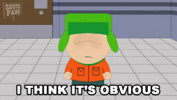 Eric Cartman Obviously South Park GIF
