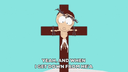 Eric Cartman Scrawny Crucified Cross