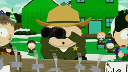 Eric Cartman South Park Border Patrol GIF