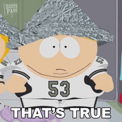 Eric Cartman Tinfoil Hat That's True GIF