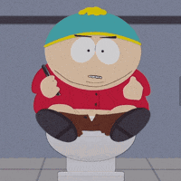 Eric Cartman Trying To Poop GIF