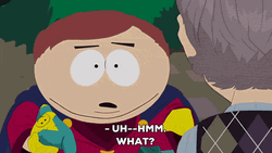 Eric Cartman What With Confused Face GIF