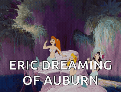 Eric Dreaming Of Auburn Is Written On A Cartoon GIF