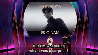 Eric Nam Surprising Snack Presented By M&M's Pop D GIF