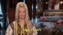 Erika Jayne Cringe I Cant GIF
