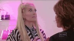 Erika Jayne Startled Reaction Screams GIF