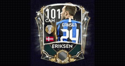 Eriksen Number 24 Is Featured On This Soccer Card GIF