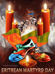 Eritrea Day Candles GIF
