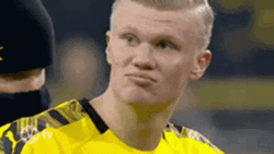 Erling Haaland Snout GIF